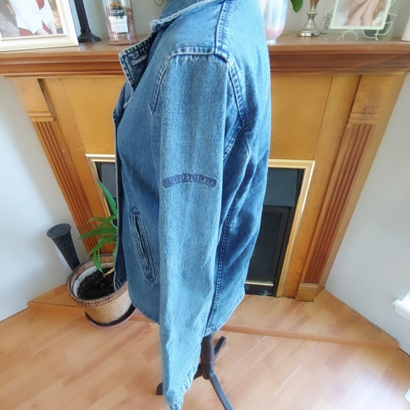 🎊HP🎊Ralph Lauren Double Breasted Denim Jacket. - Picture 6 of 14
